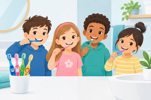 Quelle brosse à dents enfants choisir de 4 à 12 ans ?