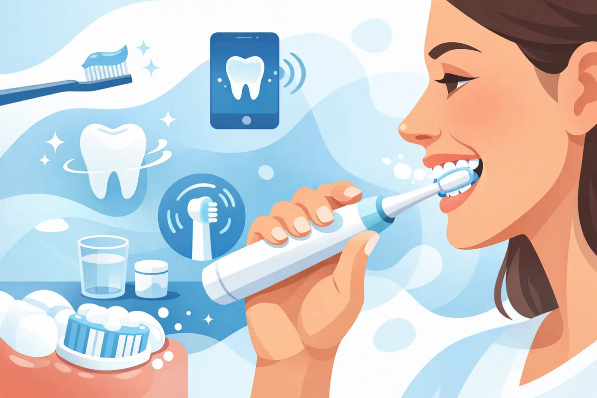 Comment se servir correctement d'une brosse à dents automatique