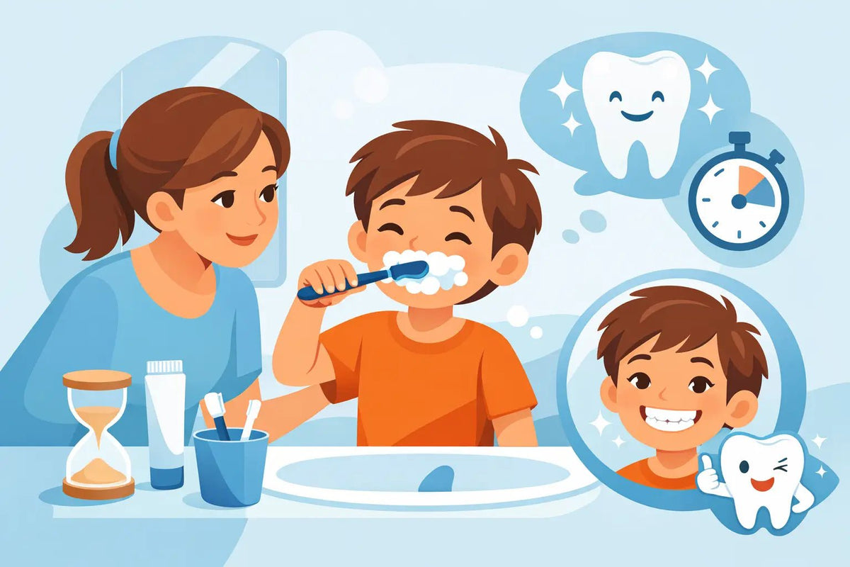 Faire aimer le brossage rapide à un enfant - Y-Brush