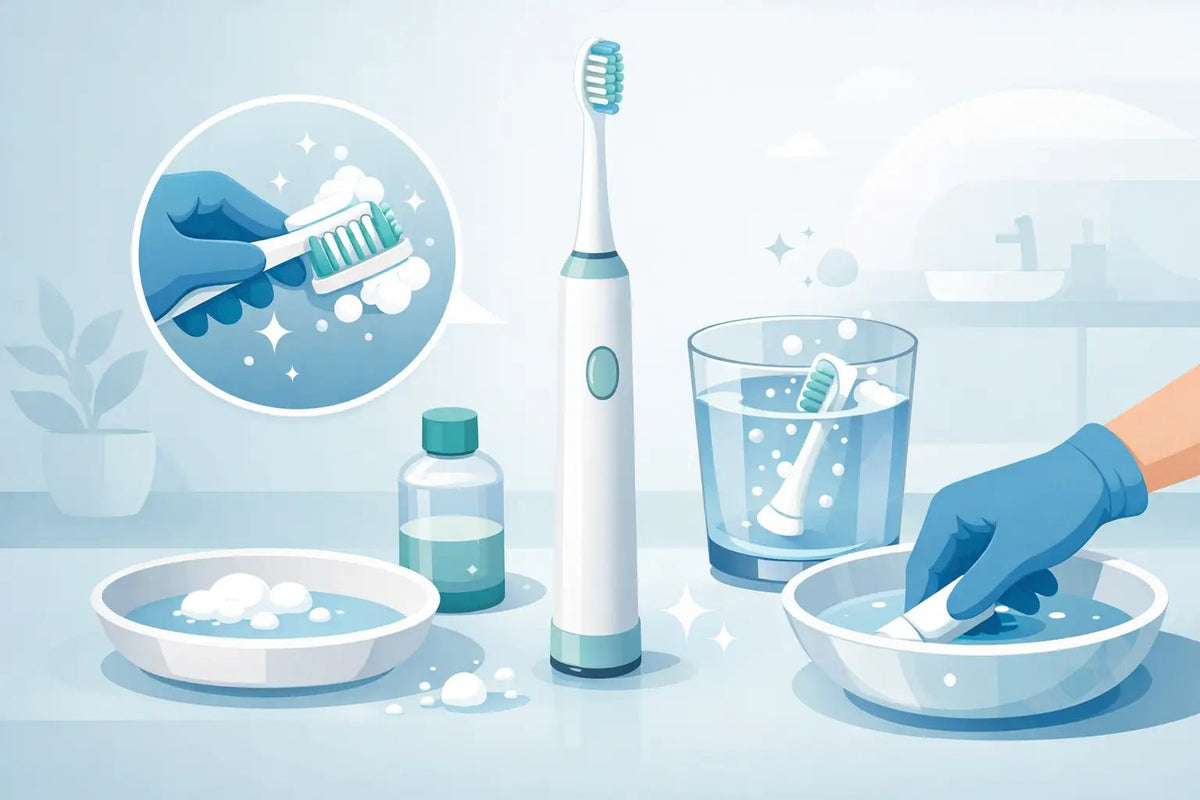 Comment nettoyer une brosse à dents sonique - Y-Brush