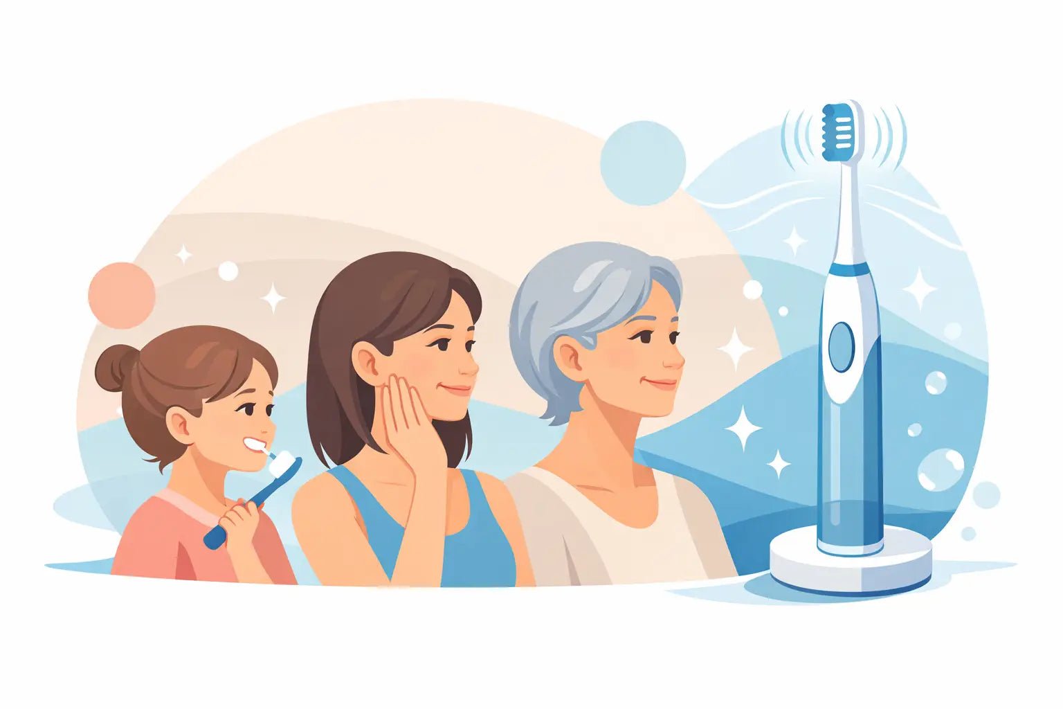 À quel âge utiliser une brosse sonique ? - Y-Brush