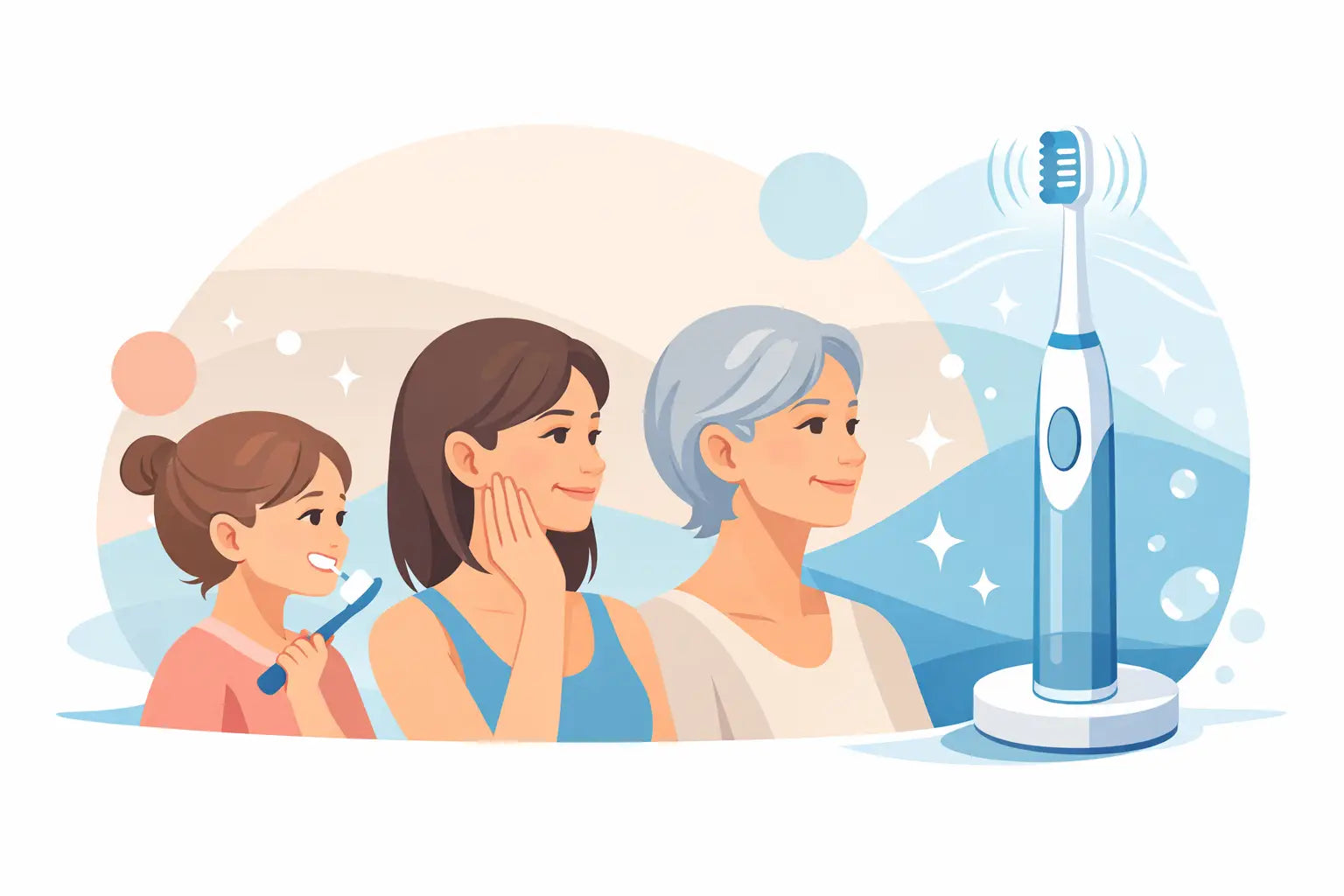 À quel âge utiliser une brosse sonique ?
