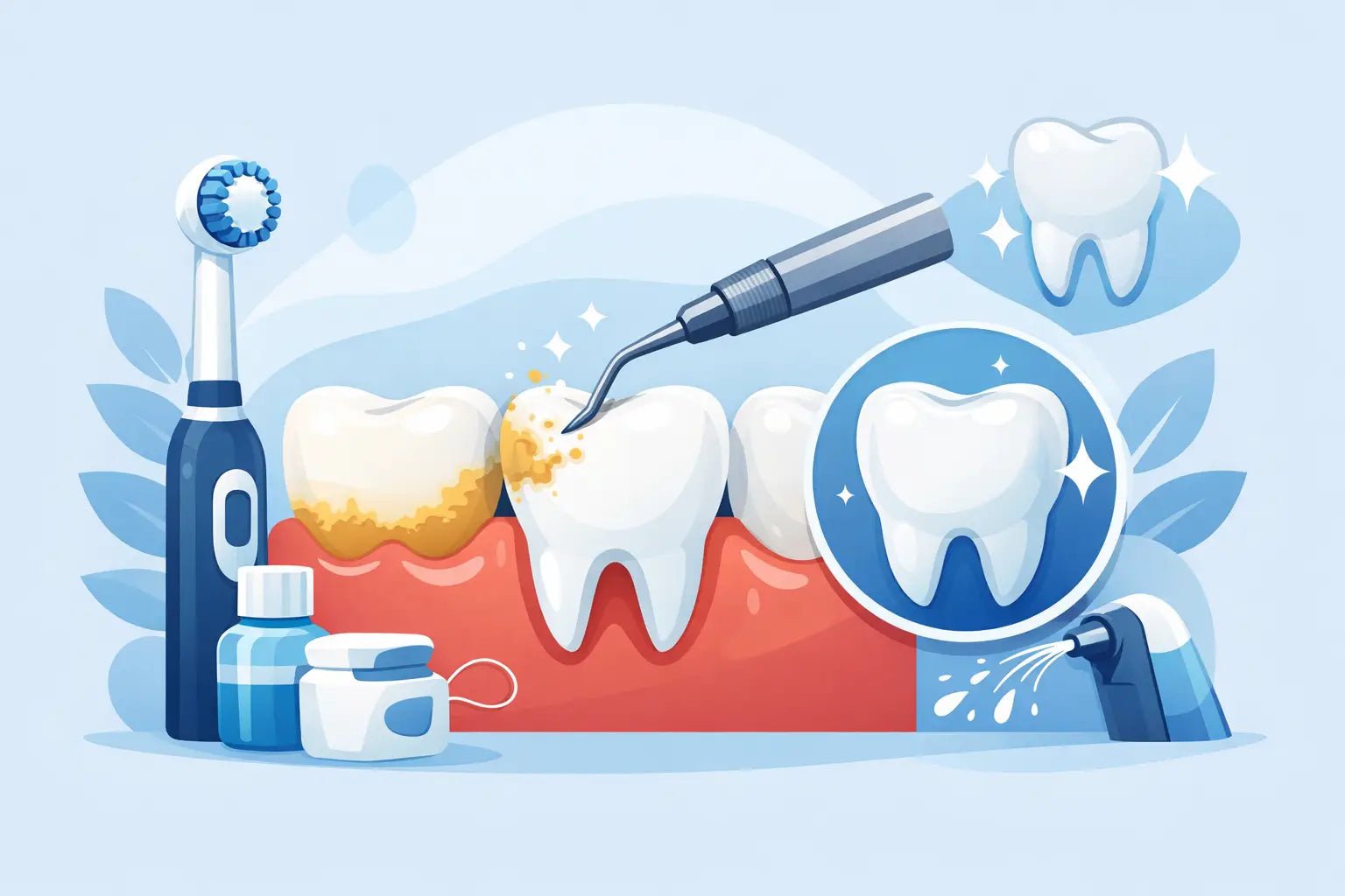 Comment enlever le tartre sur les dents - Y-Brush