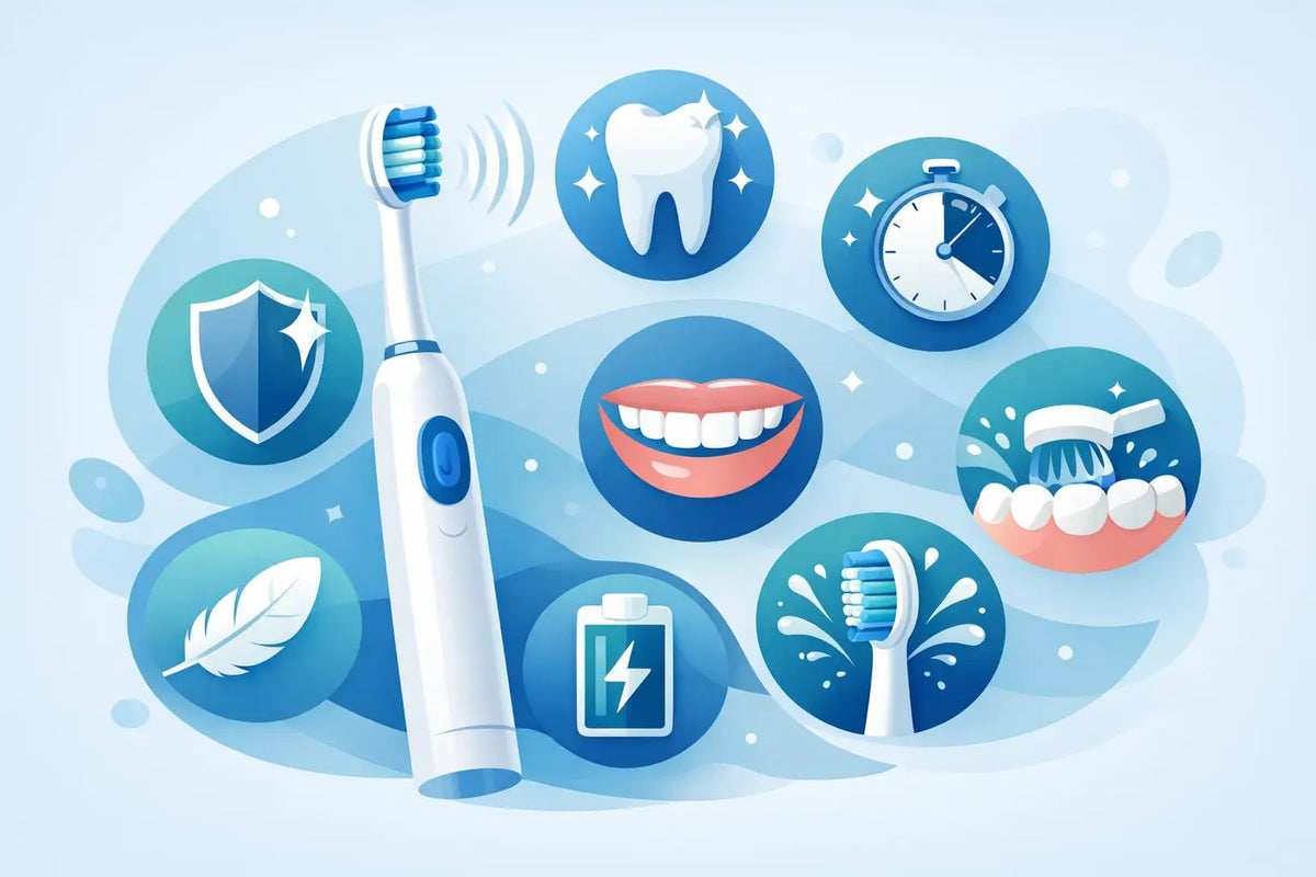 7 avantages brosse à dents soniques - Y-Brush