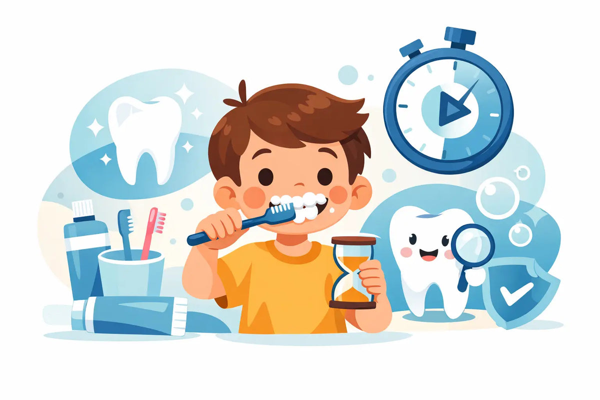 Routine dentaire enfant ludique en 20 secondes