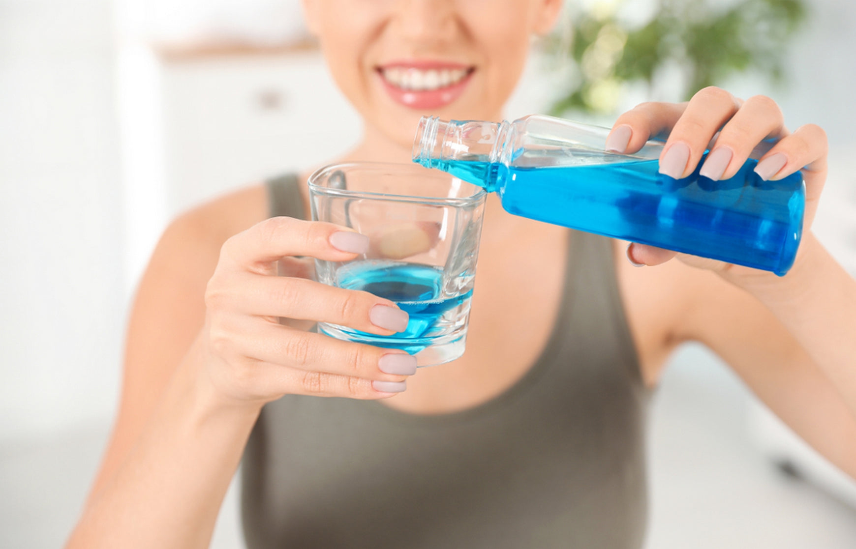 How to make a home-made mouthwash in case of infection?