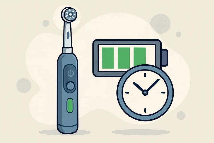 Batterie d’une brosse électrique: combien de temps?