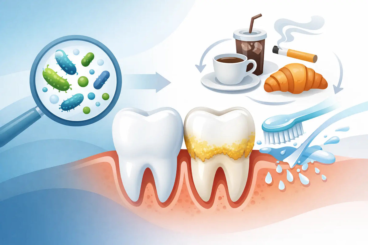 D’où provient le tartre sur les dents ?