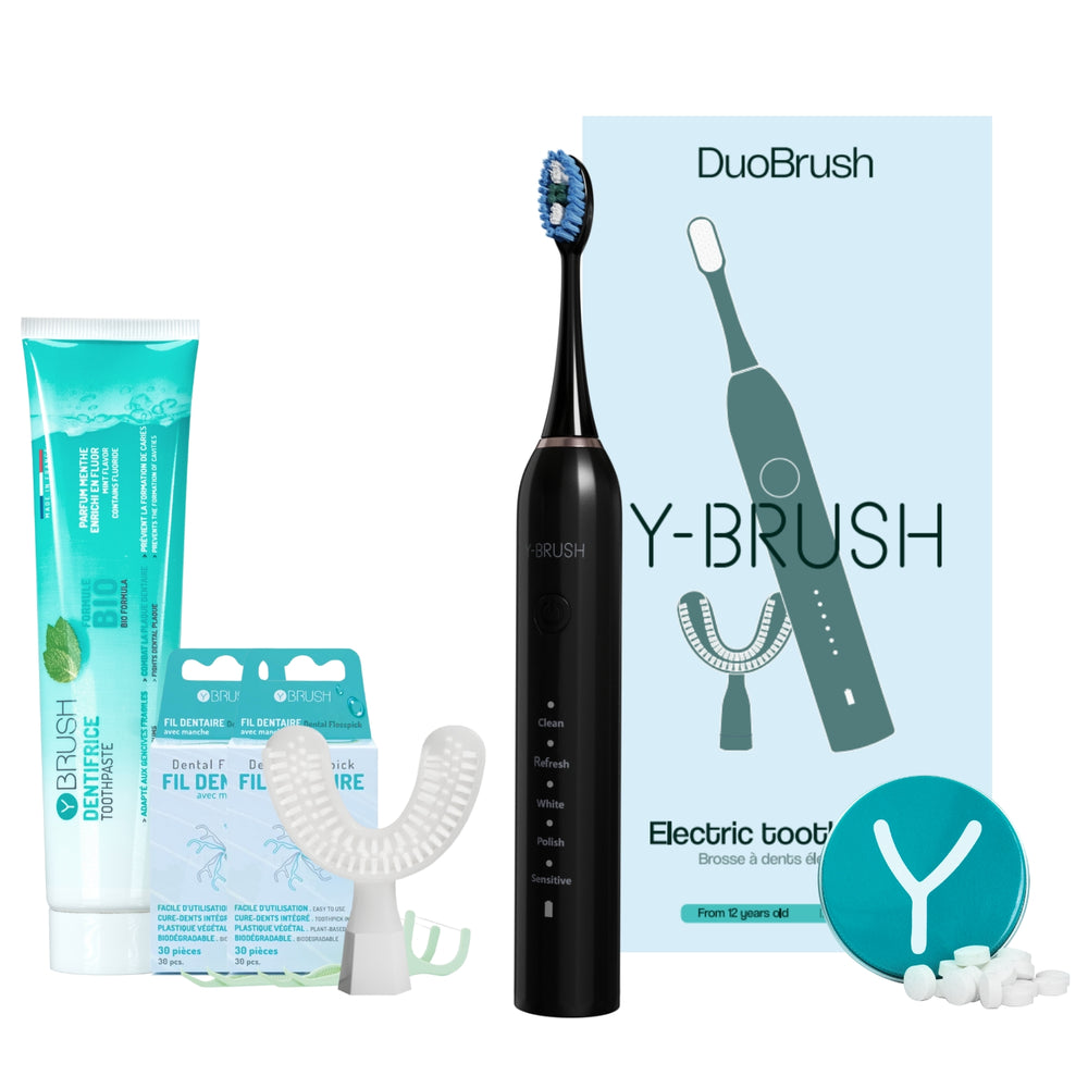 Y-Brush DuoBrush electric sonic toothbrush