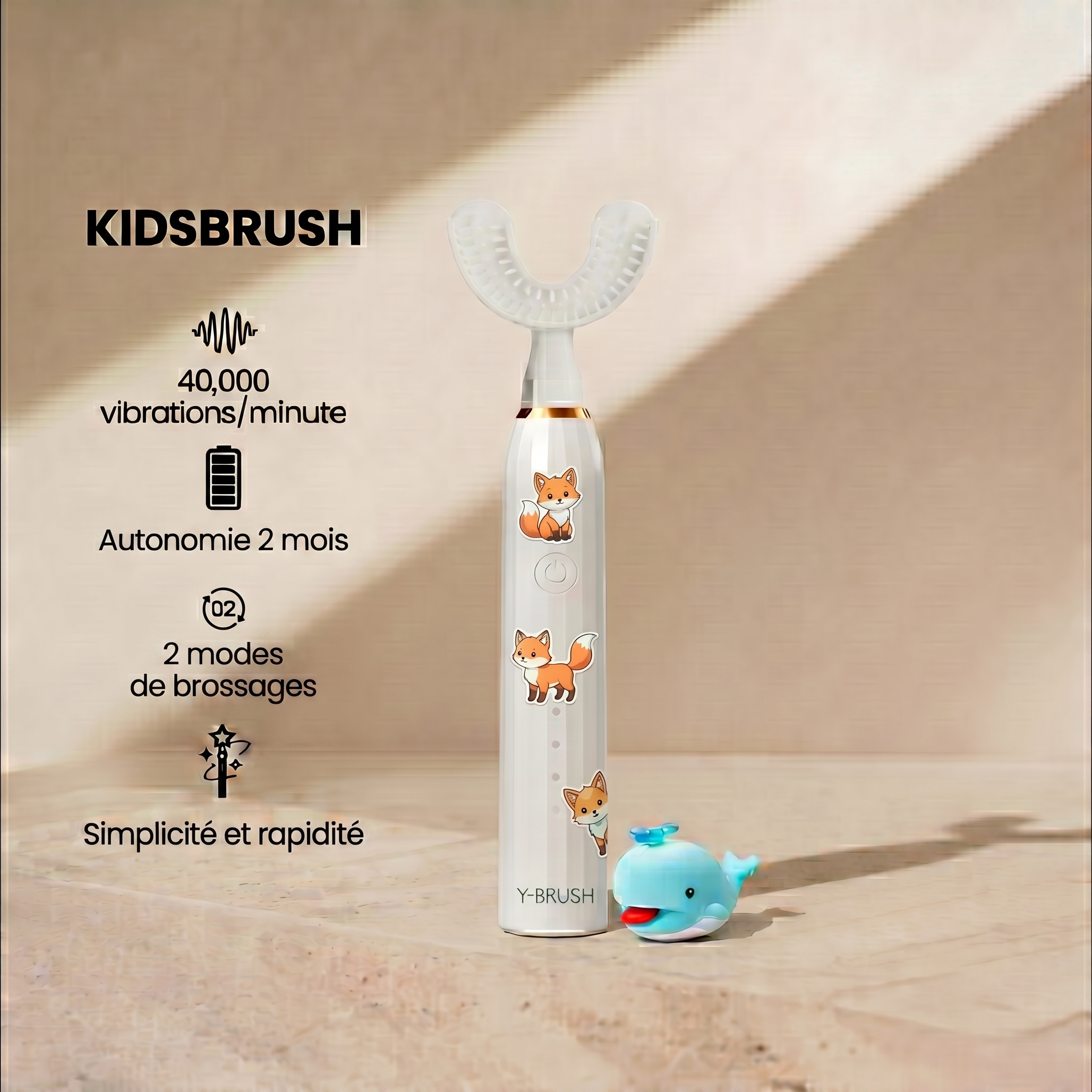 Brosse à dents sonique Enfant - KidsBrush