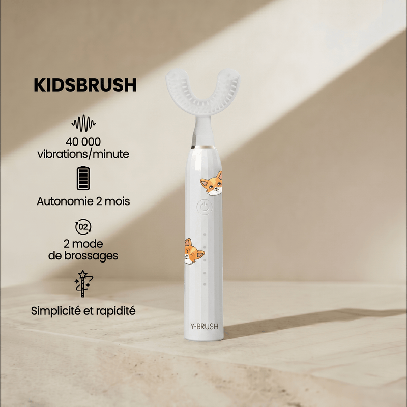 Y-Brush KidsBrush en usage