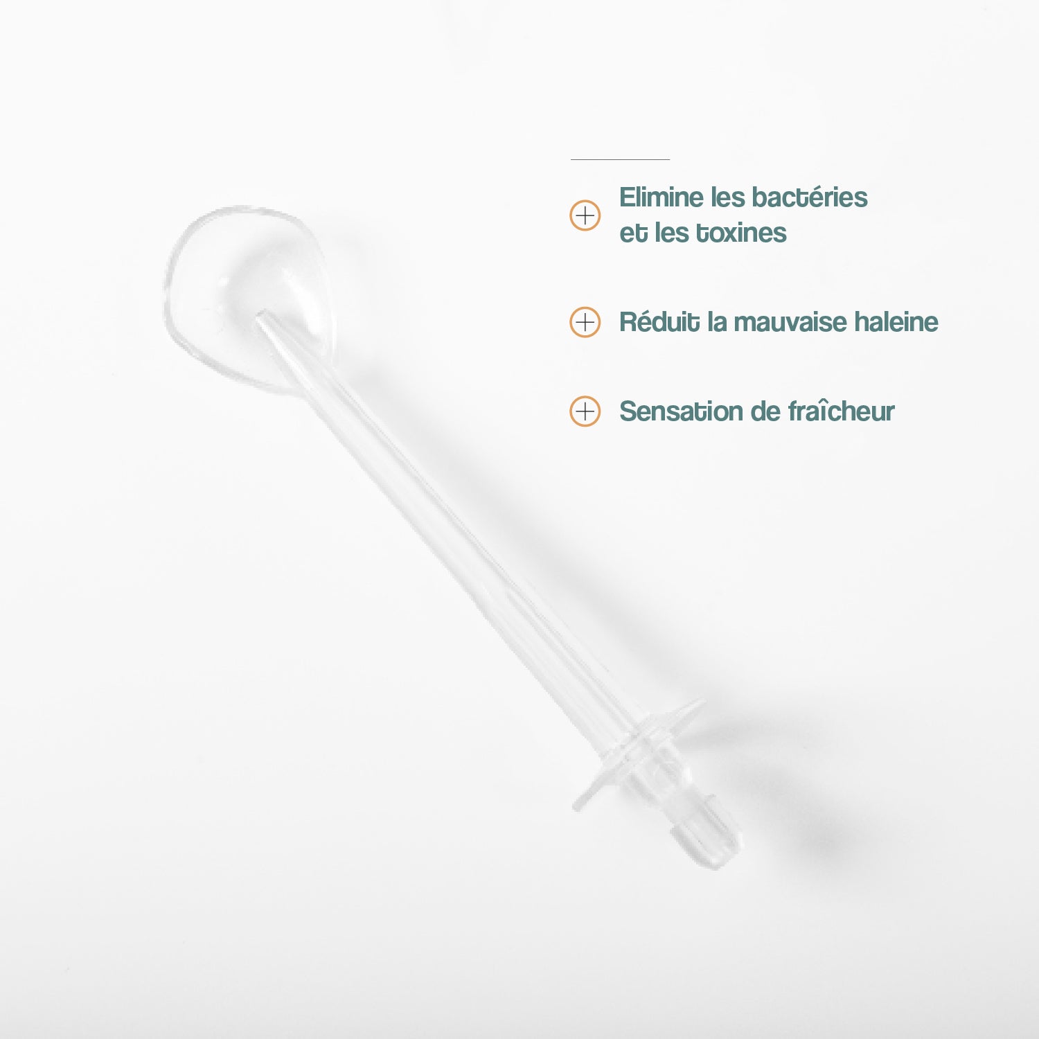 Jet dentaire Hydro-Go avec gratte langue - Y-Brush