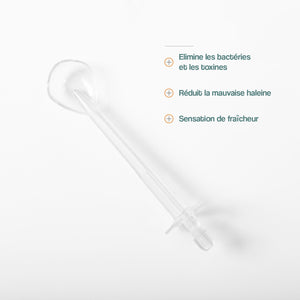 Jet dentaire Hydro-Go avec gratte langue - Y-Brush