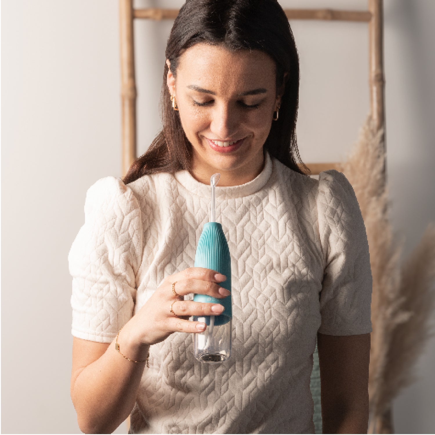 Jet dentaire Hydro-Go avec gratte langue - Y-Brush