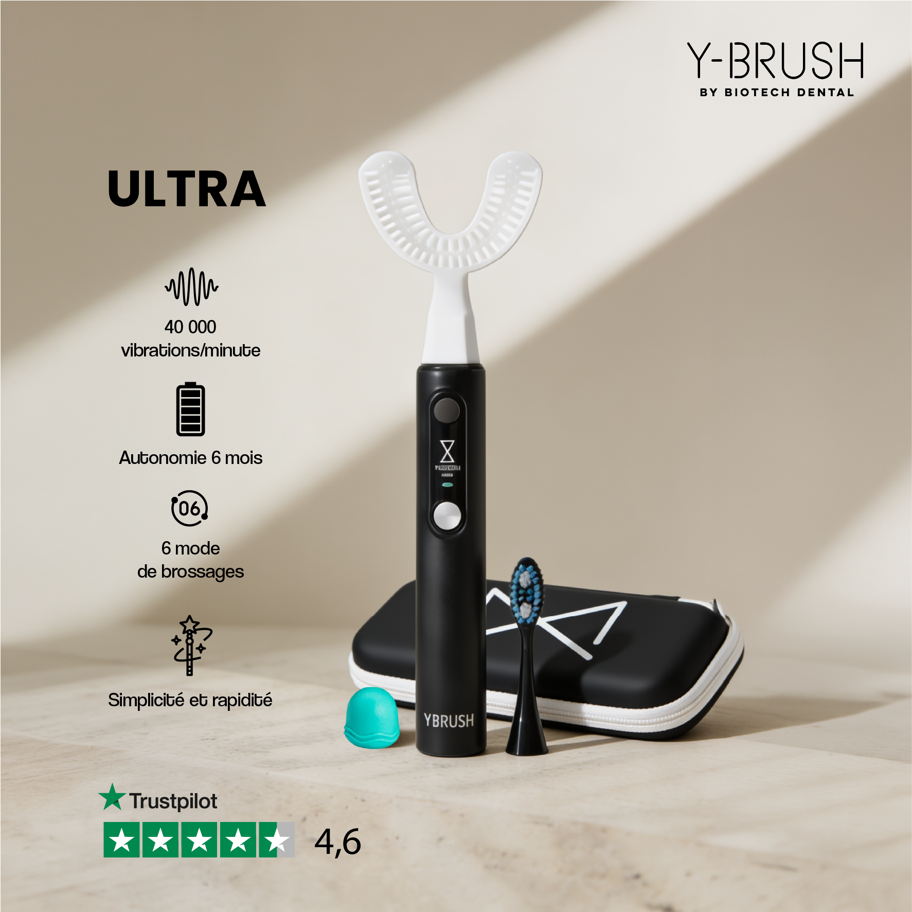 Brosse à dents sonique - Ultra Pack Premium