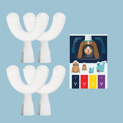 Tête de brosse à dents - Lot de 4 (+ stickers offerts) - Y-Brush